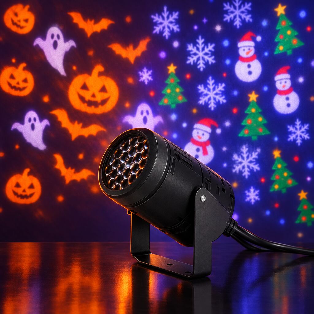 Lumi Fiestas 2 en 1 / Proyector Halloween y Navidad