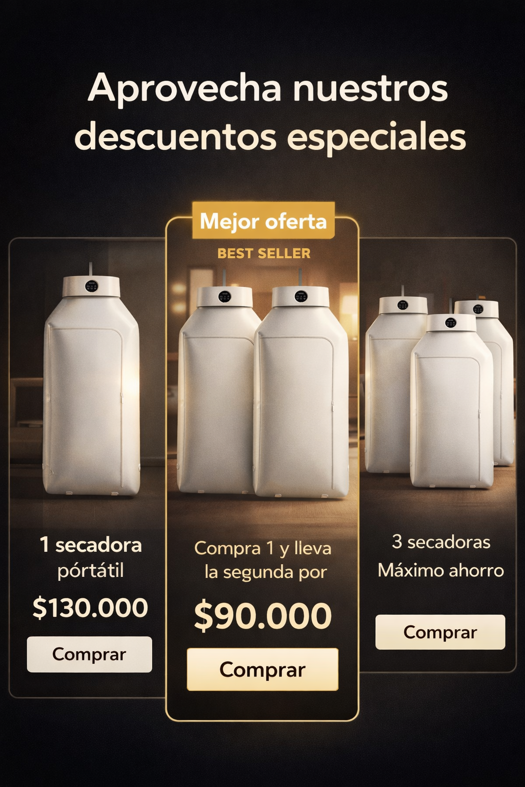 PROMO Secadora Portatil EcoDry Pro