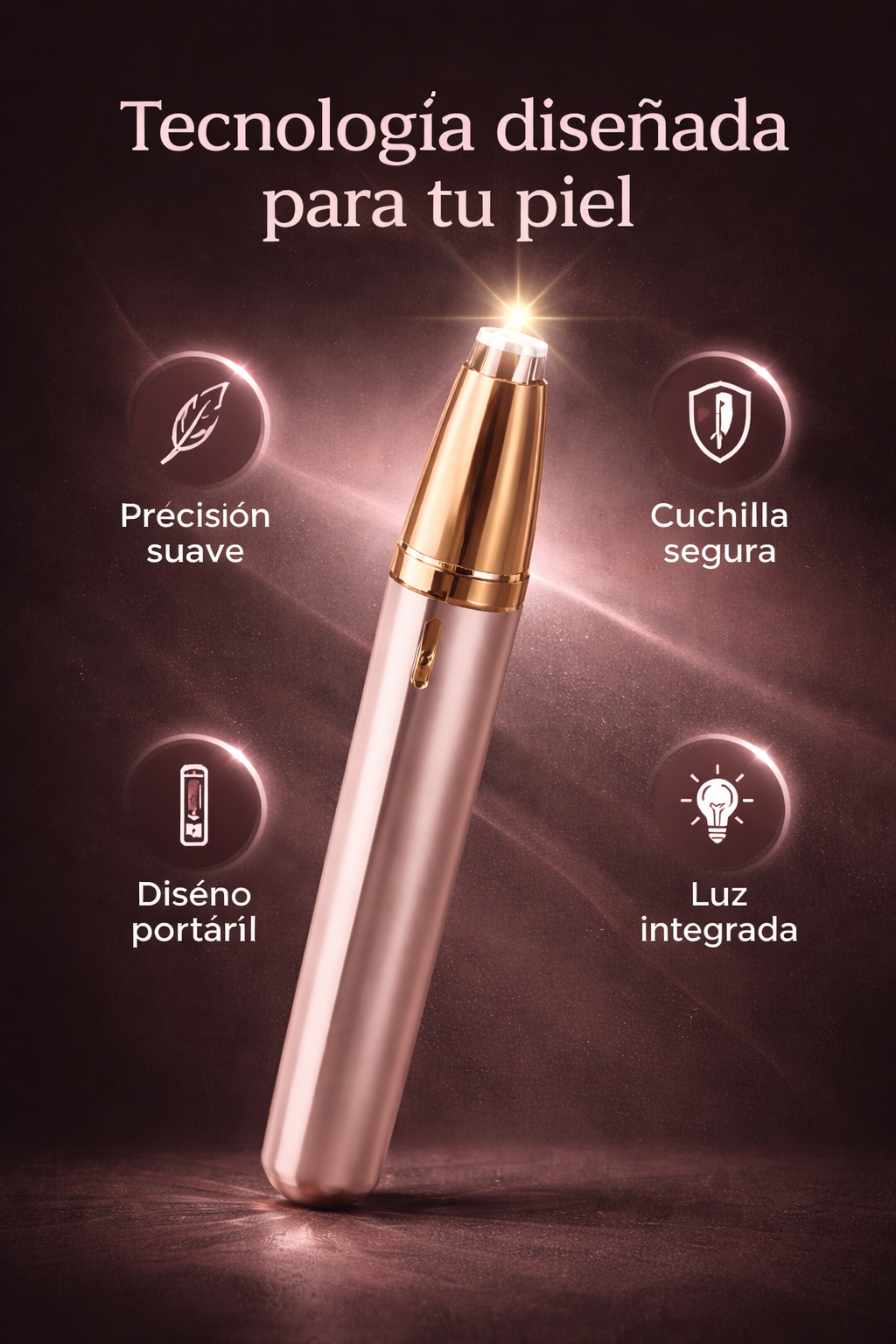 PROMO Depilador De Cejas Portatil BrowVibe
