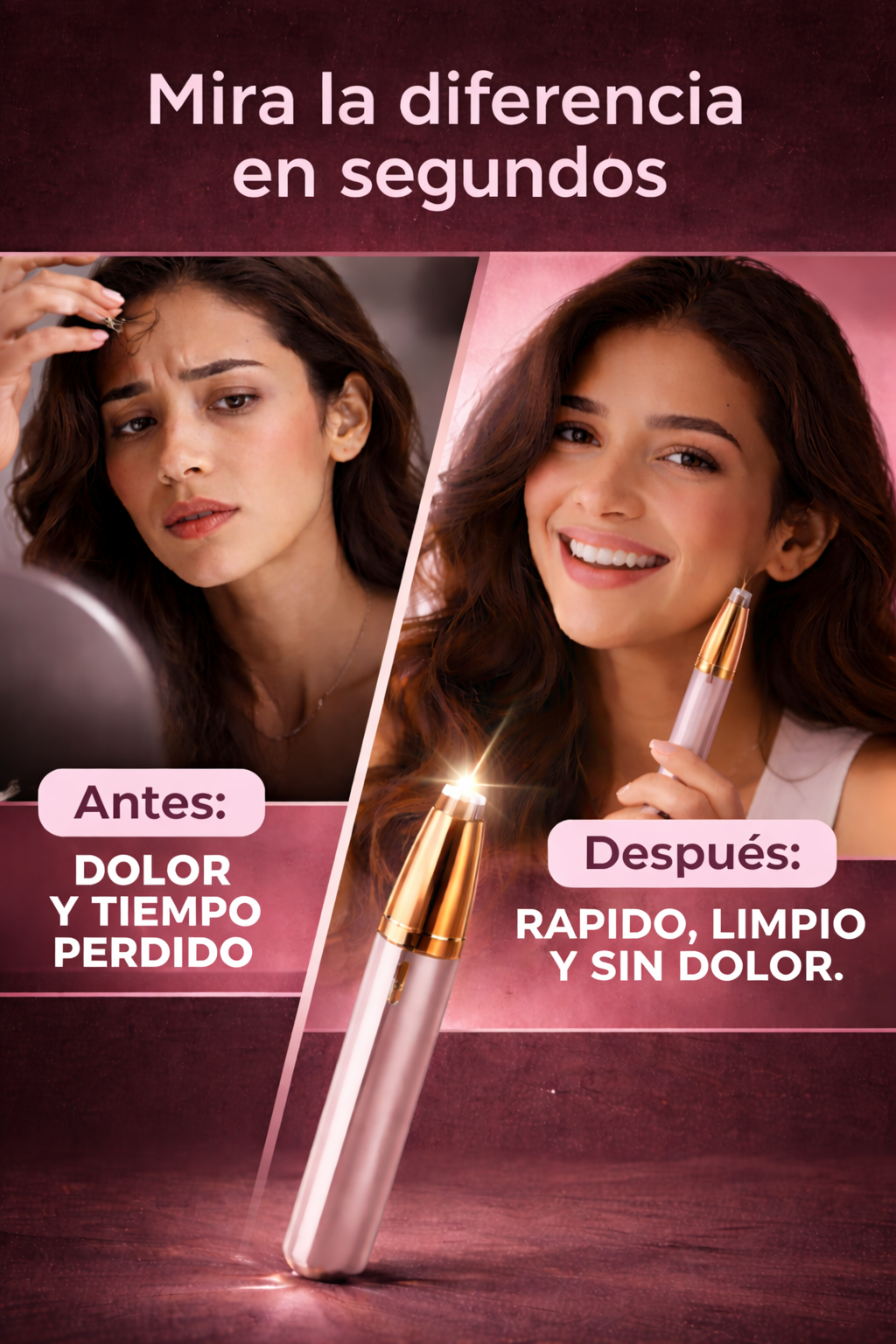 PROMO Depilador De Cejas Portatil BrowVibe