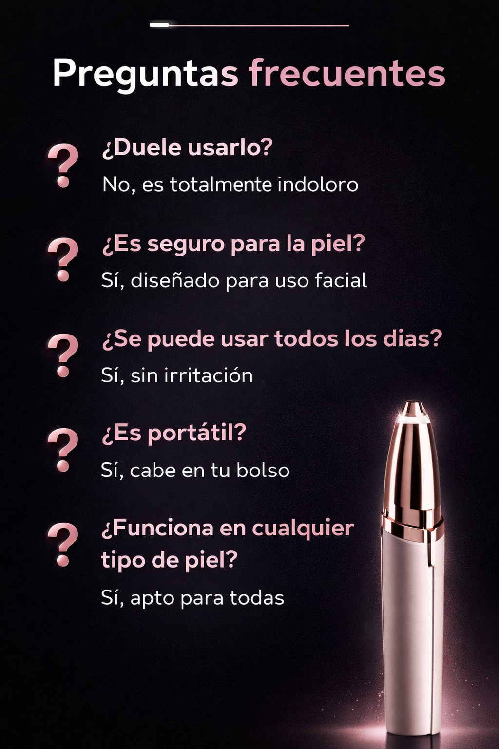 PROMO Depilador De Cejas Portatil BrowVibe
