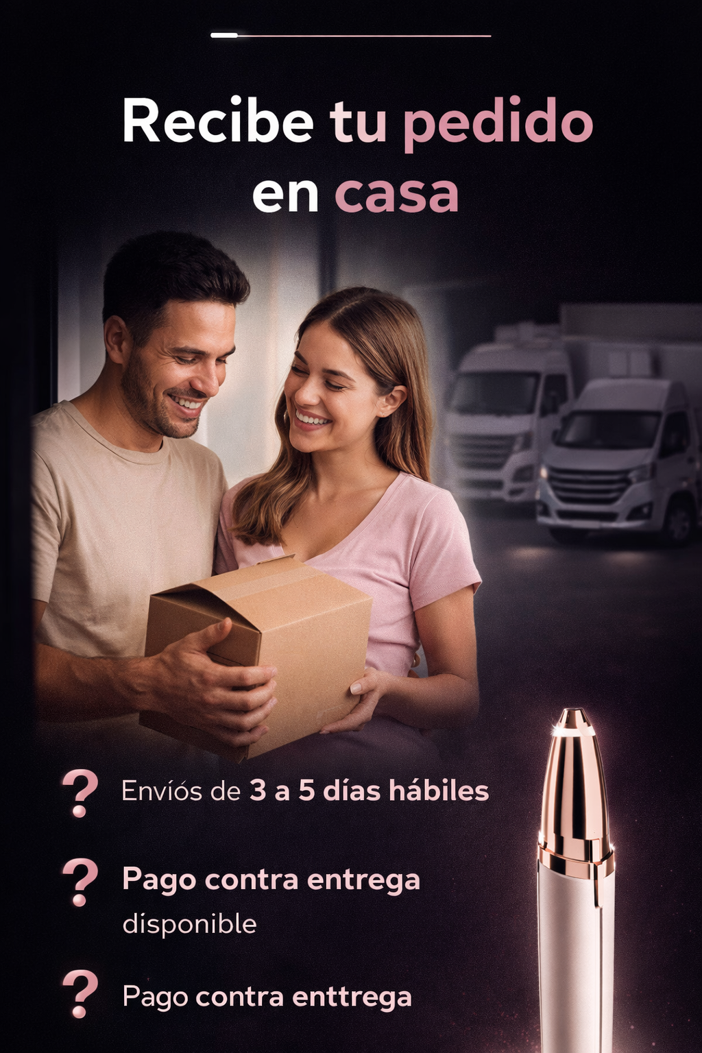 PROMO Depilador De Cejas Portatil BrowVibe