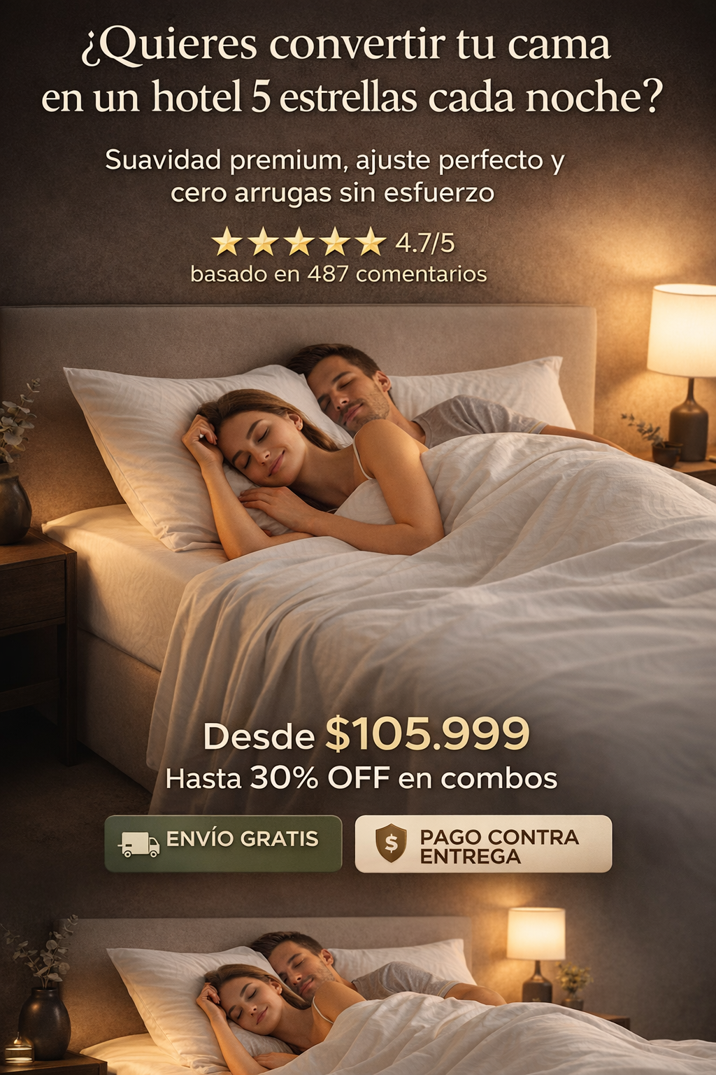 PROMO Sabanas Royal Touch