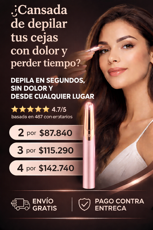 PROMO Depilador De Cejas Portatil BrowVibe